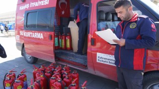 Geçici Barınma Merkezlerinde Yangına Karşı Önlemler Alınıyor