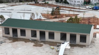 Kuzey Park Geçici Esnaf Çarşısı Tamamlanıyor