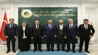 Kahramanmaraş Heyetinden Bakan Özhaseki’ye Ziyaret