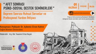 Psikiyatrist Dr. Kahve, Deprem Sonrası Ruhsal Sorunlarla Başa Çıkmayı Anlatacak