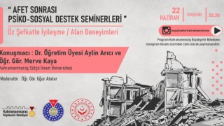 Psiko-Sosyal Destek Seminerleri ‘Öz Şefkatle İyileşme’yle Devam Edecek