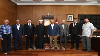 Başkan Güngör, Dünya Müslüman Âlimler Birliği Genel Sekreteri Karadaği ile Bir Araya Geldi