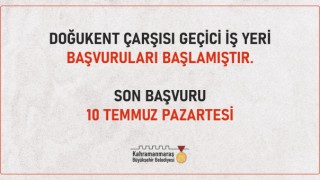 Doğukent Geçici Çarşıda Başvurular Başladı!
