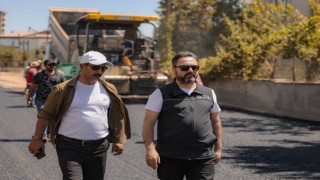Elbistan'da Yollar Yeniden Asfaltlanıyor