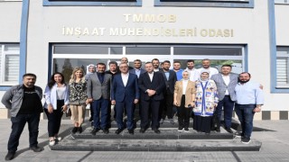 Başkan Güngör, İnşaat Mühendisleri Odasıyla Bir Araya Geldi