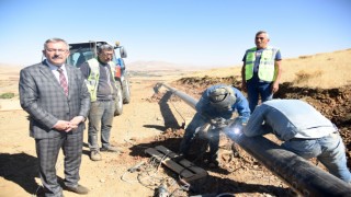GÖKSUN DOĞALGAZ BORU HATTI ÇALIŞMASI BAŞLADI