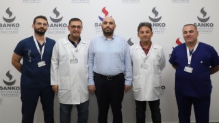 SANKO ÜNİVERSİTESİ HASTANESİ’NDE HAYATA YENİDEN TUTUNDU
