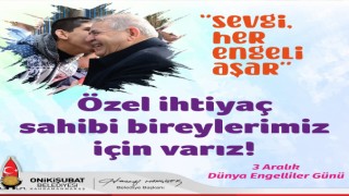 Başkan Mahçiçek’ten 3 Aralık Dünya Engelliler Günü mesajı