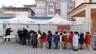 DULKADİROĞLUNDAN ÖĞRENCİLERE ÇORBA İKRAMI