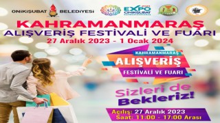Kahramanmaraş Alışveriş Festivali ve Fuarı, EXPO 2023'de başlıyor