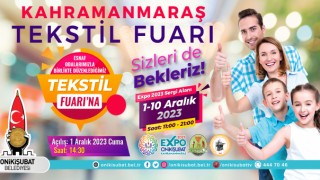Kahramanmaraş Tekstil Fuarı, EXPO 2023’de kapılarını açıyor