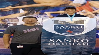 SANKO OKULLARI ÖĞRENCİSİ YÜZMEDE TÜRKİYE ÜÇÜNCÜSÜ OLDU