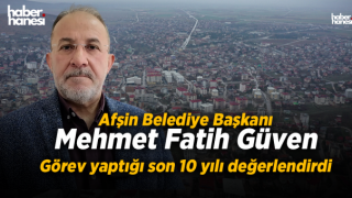 Güven - Afşin En hızlı normalleşen şehir oldu