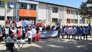 Kahramanmaraş'ta Eğitim Çalışanları Şiddete Karşı Eylem Yaptı!