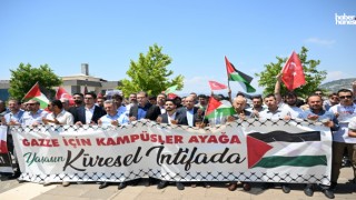 KSÜ'den Filistin'e Destek: Öğrenciler İsrail'in Katliamlarını Kınadı!