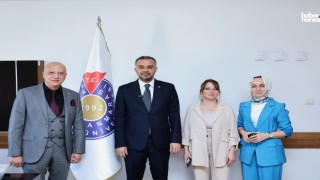 Başkan Toptaş, üniversite öğrencilerinin final heyecanına ortak oldu