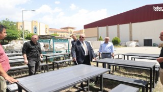 Dulkadiroğlu’nda Öğrencilerin Ürettiği Mobilyalar Park ve Bahçelerde Kullanılacak