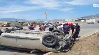 Kahramanmaraş'ta Korkutan Kaza: Otomobil Takla Attı, Sürücü Yaralandı!