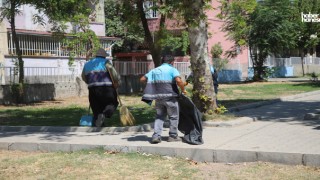 Dulkadiroğlu Belediyesi’nden Yeşil Alanlara Özel Temizlik Çalışması!