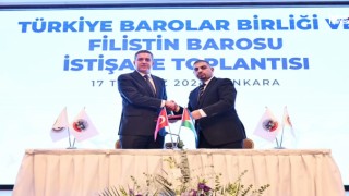 Türkiye Barolar Birliği ve Filistin Barolar Birliği Arasında İş Birliği Protokolü