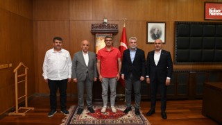 Başkan Görgel, Olimpiyat Madalyalı Yusuf Dikeç’i Ağırladı: Atıcılıkta Yeni Yatırımlar Geliyor