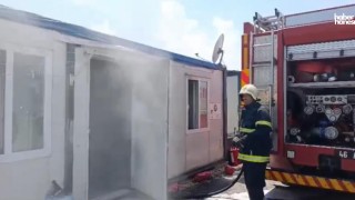 Kahramanmaraş'ta Konteyner Kentte Yangın Paniğe Neden Oldu!