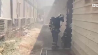 Kahramanmaraş’taki Konteyner Kentte Çıkan Yangın Kontrol Altına Alındı