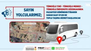 Kahramanmaraş’tan Türkoğlu’na Konforlu Ulaşım: Yeni Toplu Taşıma Hattı Başlıyor