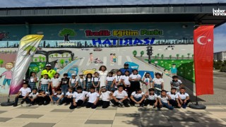 Geleceğin Sürücüleri Şehitkamil Trafik Eğitim Parkı'nda Eğitiliyor