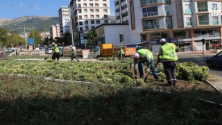 Kahramanmaraş’ta Yeşil Alanlar Genişliyor: Kavşak ve Refüjlere Yeni Dokunuşlar