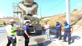 Kahramanmaraş’ta Beton Mikserlerine Sıkı Denetim: Asfalta Zarar Veren Araçlar Cezalandırılıyor