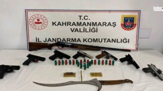 Kahramanmaraş’ta Jandarma Operasyonu: Araba ve Evde Silah ve Cephane Ele Geçirildi!
