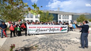 Kahramanmaraş'ta KSÜ Öğrencileri Gazze İçin Tek Yürek Oldu