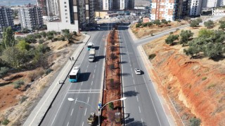Kahramanmaraş’ta Turgut Özal Bulvarı Akıllı Kavşakların Ardından Yeşilleniyor