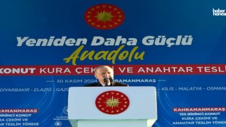 Cumhurbaşkanı Erdoğan'dan Kahramanmaraş'ta 155 Bininci Konut Teslim Töreninde Birlik Mesajı