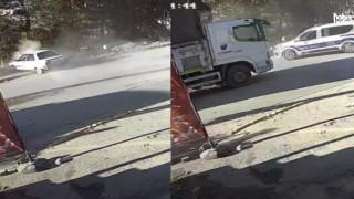 Kahramanmaraş'ta 'Dur' İhtarına Uymayan Sürücünün Kaçışı Kazayla Son Buldu!