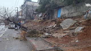 Sağanak Yağışın Ardından Kahramanmaraş'ta İhata Duvarı Göçtü
