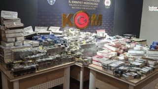 Kahramanmaraş'ta Polis, Kaçak Tütün ve Sigara Ticareti Yapanları Yakaladı