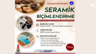 Onikişubat Belediyesi’nden Kadınlara Gelir Kapısı: Seramik Kursu Kayıtları Başladı