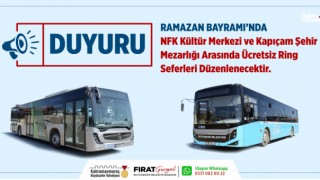 Kahramanmaraş Büyükşehir'den Bayramda Anlamlı Hizmet: Mezarlık Ziyaretleri İçin Ücretsiz Ulaşım