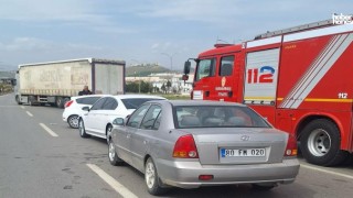 Kahramanmaraş’ta Üç Araç Çarpıştı: 1 Yaralı