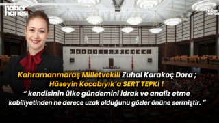 MHP’li Zuhal Karakoç Dora’dan Hüseyin Kocabıyık’a Sert Tepki