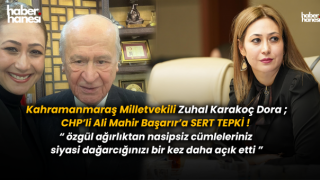 MHP’li Zuhal Karakoç Dora'dan Ali Mahir Başarır’a Sert Tepki