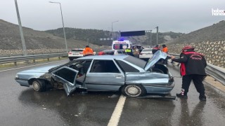 Kahramanmaraş'ta Kaygan Yollar Kazaya Neden Oldu!
