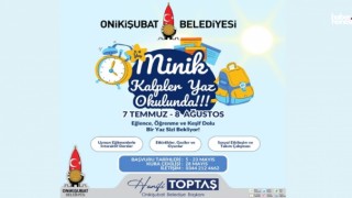 Onikişubat Belediyesi’nden Miniklere Yaz Sürprizi: Yaz Okulu Başvuruları Başlıyor!