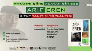 Kahramanmaraş Büyükşehir'den Edebiyat Dünyasına Yeni Bir Eser: Arif Eren Kitabı