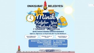 Onikişubat Belediyesi’nden 5-6 Yaş Çocuklara Yaz Eğlencesi