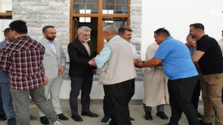 Başkan Görgel, Bayram Namazını Yenikent’te Kıldı, Vatandaşlarla Bayramlaştı