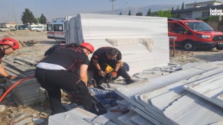 Kahramanmaraş’ta Mermer Blokları Devrildi: Yaralılar Var