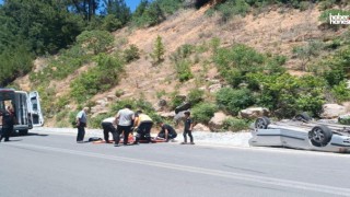 Kahramanmaraş’ta Otomobil Devrildi: 2 Yaralı
